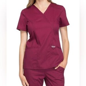 Cherokee Wine Scrub SET - S top, XS pant